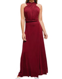 Diane Burgundy Multi Way Maxi Dress