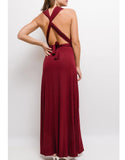 Diane Burgundy Multi Way Maxi Dress