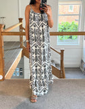 Serafina Scoop Back Maxi Dress