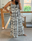 Serafina Scoop Back Maxi Dress