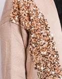 Supersoft Sequin Longline Open Cardigan