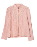 Penny Embroidered Pink Blouse