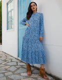 Abstract Spot Print Maxi Dress Sizes 14-18