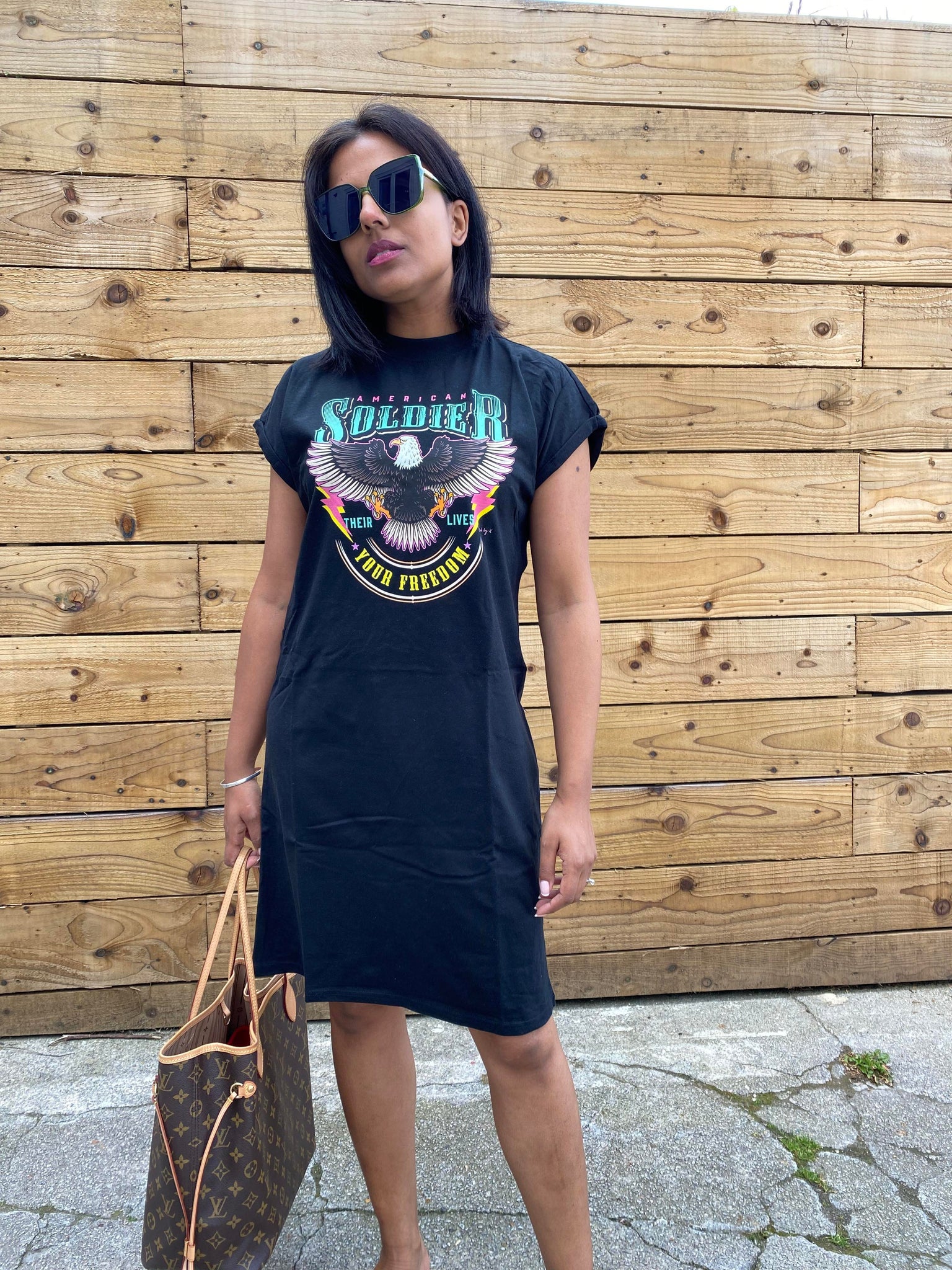 Black t shirt dress uk sales