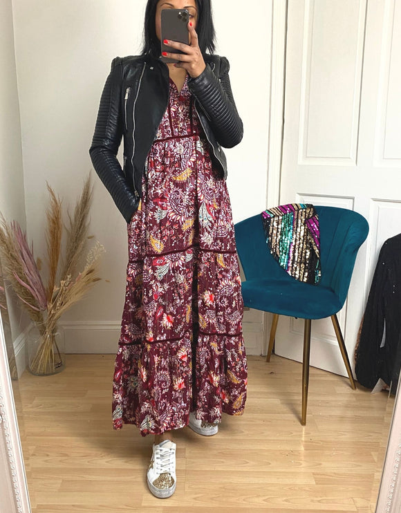 Paisley Dress with Pockets