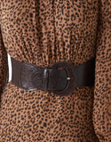 Elasticated waist belt with buckle