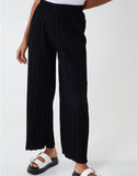 Pleated culotte trousers