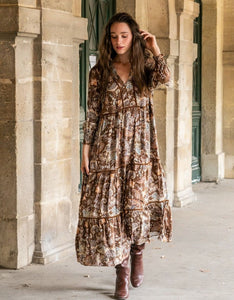 Paisley Dress with Pockets