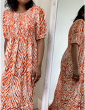 Ria Printed Long Dress