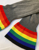 Rainbow trim jumper - colours available