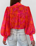Fleetwood blouse Citrus Pink