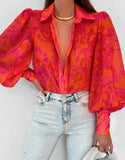 Fleetwood blouse Citrus Pink