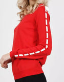 Victoria Contrast Cord Detail Jumper