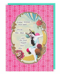 Funny Greeting Card - A Wise Woman