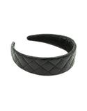 Quillted Leather Look Hairband