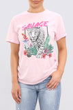 Savage Tiger Print Leopard T Shirt