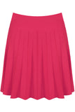 Knitted pleated mini skirt
